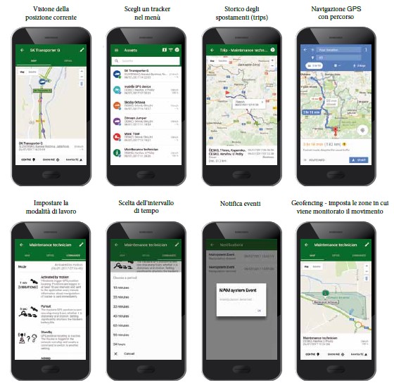 App mobile localizzatori gps